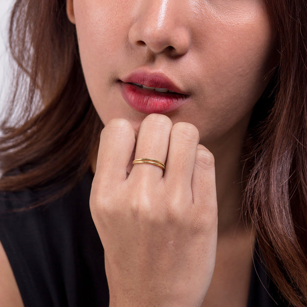 14k Thin Gold Ring