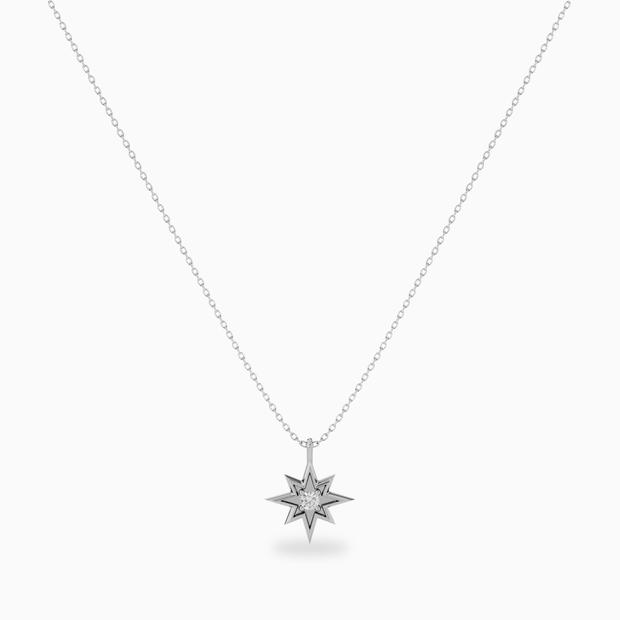 diamond star necklace