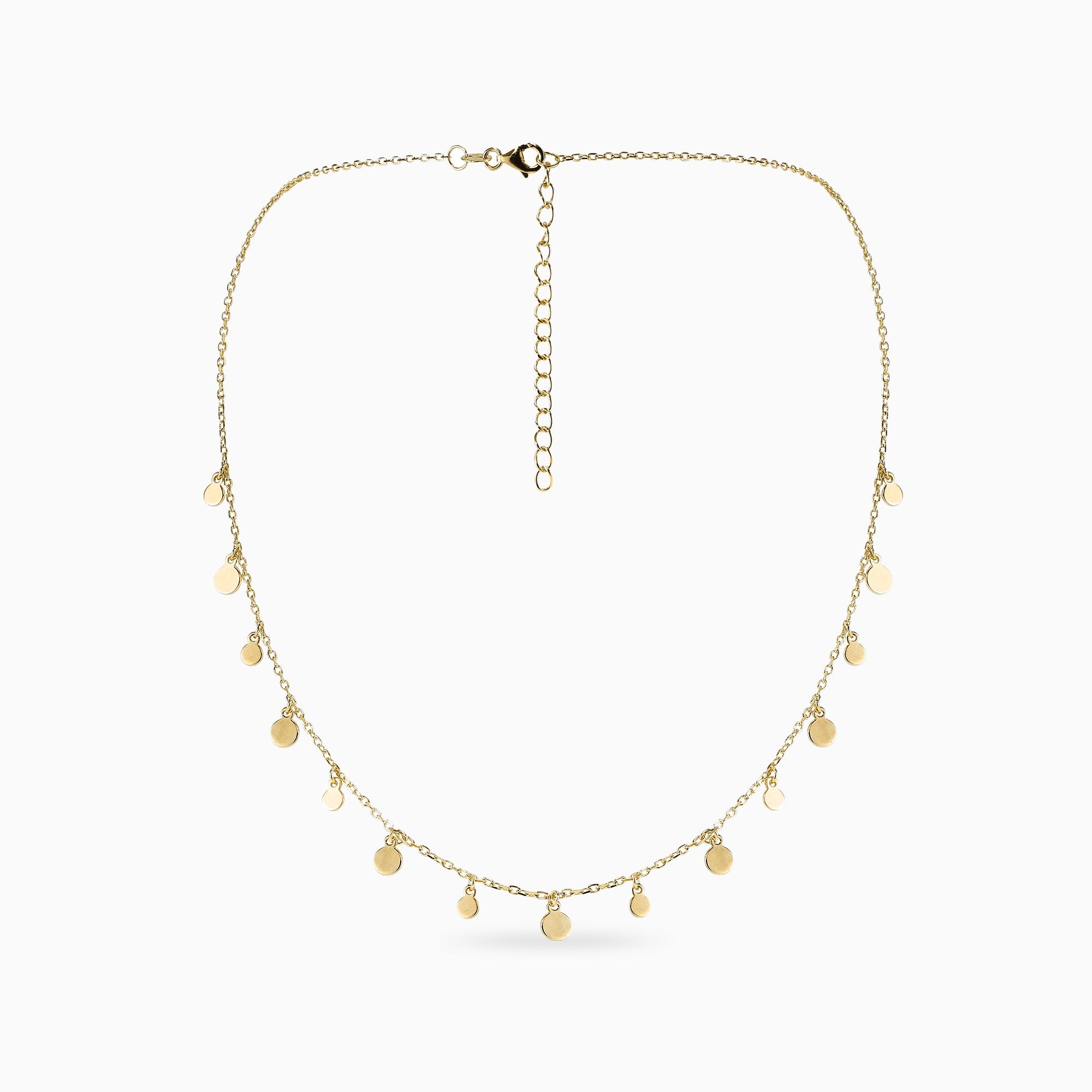 Vermeil Station Necklace